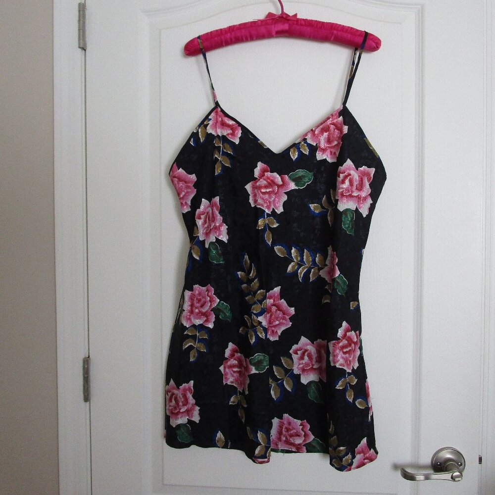 floral patterned night slip